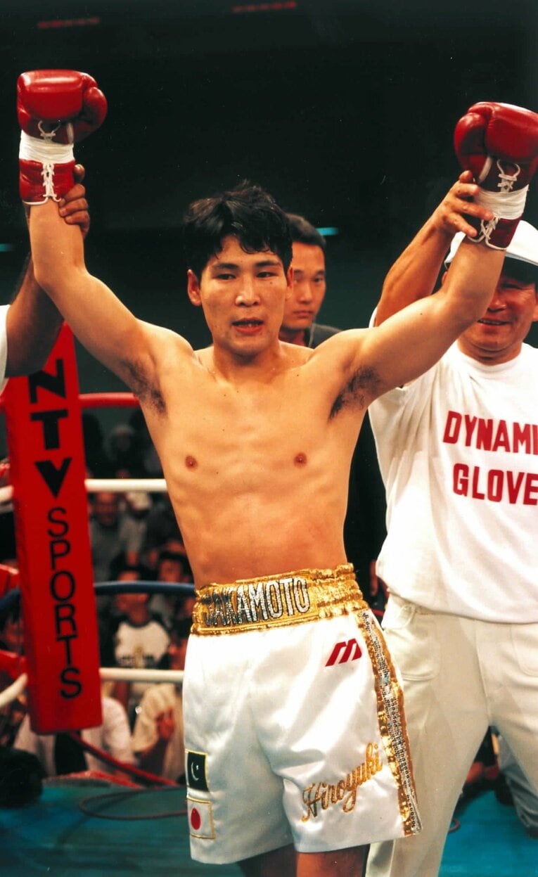 ハードパンチで相手を圧倒してきた坂本博之　©Koh Tanaka