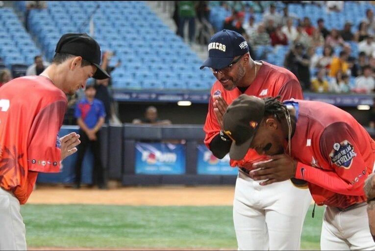 オールスターにて　写真は本人提供