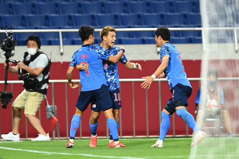 グループリーグでの対戦では、日本が序盤に2ゴールを奪い、試合を優勢に進めた　©︎Takuya Kaneko/JMPA