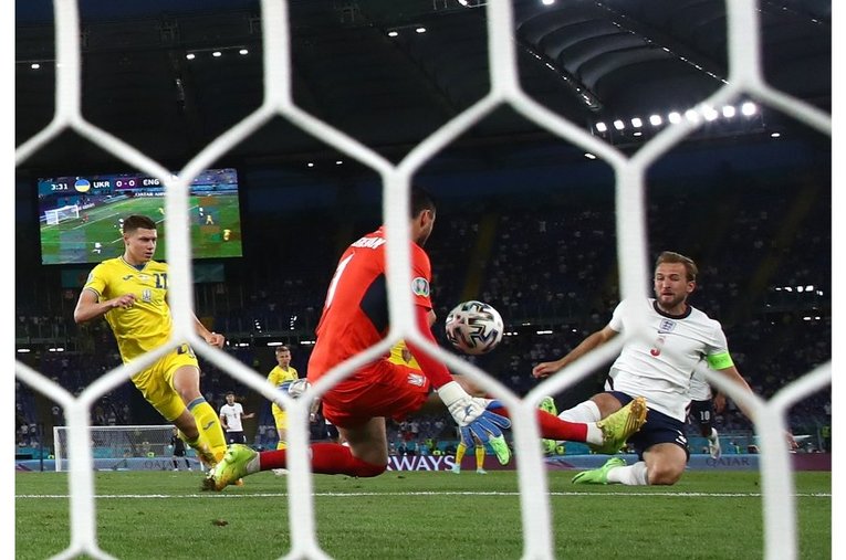 ケインの先制ゴール©Getty Images