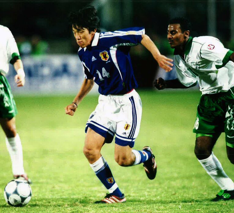 2000年アジア杯の中村俊輔　©Kazuaki Nishiyama