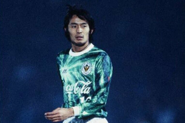 京都府立山城高校から93年にヴェルディ川崎入りした石塚啓次 ／ photograph by J.LEAGUE