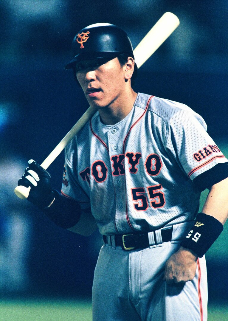 巨人時代の松井　©Koji Asakura