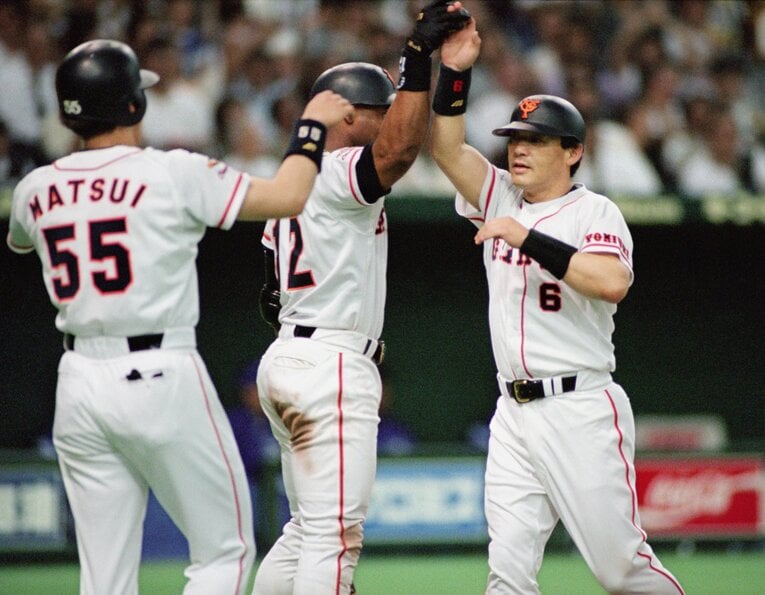 1カ月で4番の座を取り返した42歳落合博満　©JIJI PRESS