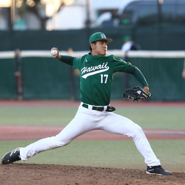 進学したハワイ大でも活躍した武元／ハワイ大野球部公式Xより