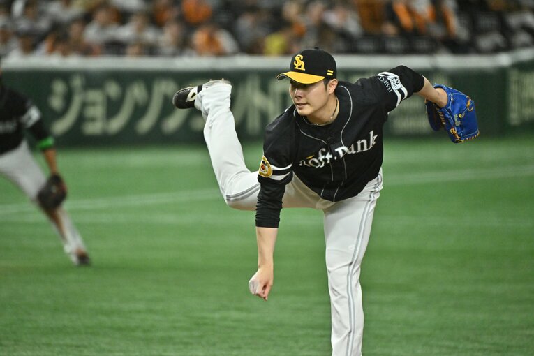 有原は2年連続で2ケタ勝利をマークした　©Hideki Sugiyama