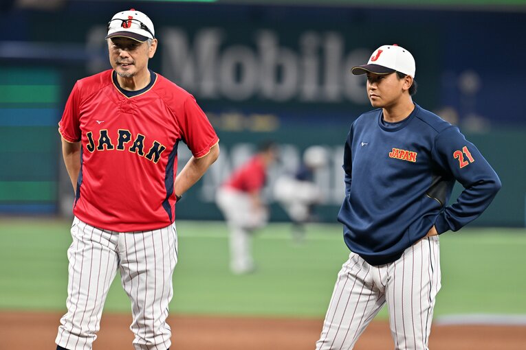 準決勝前日の今永　©Naoya Sanuki