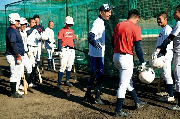 '20年12月2日から3日間、イチローが初めて高校生の指導に訪れたのが智辯和歌山だった　©︎Naoya Sanuki