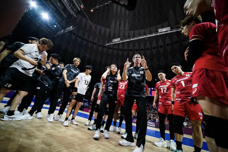 VNLイタリア戦　©Volleyball World