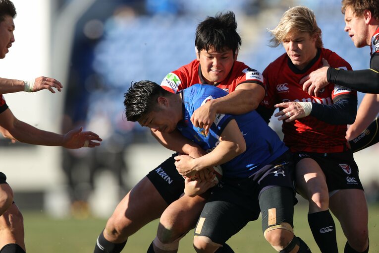 PR津嘉山廉人（横浜キヤノンイーグルス）　©︎JRLO