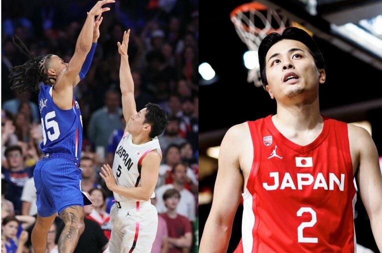 世界中で話題となったバスケ日本代表「誤審騒動」。あの疑惑の判定を経て、Bリーグ開幕戦で富樫勇樹が見せた好判断とは？ ／ photograph by (L)JMPA、(R)Kiichi Matsumoto