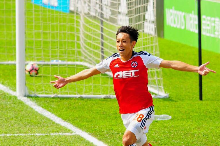 香港南華FC時代（本人提供）