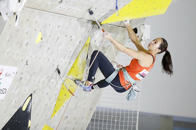 各種目のジャパンカップでも、高い実力をみせた野口啓代。