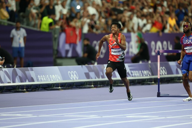 パリ五輪110mH決勝レース　©︎Ryosuke Menju/JMPA