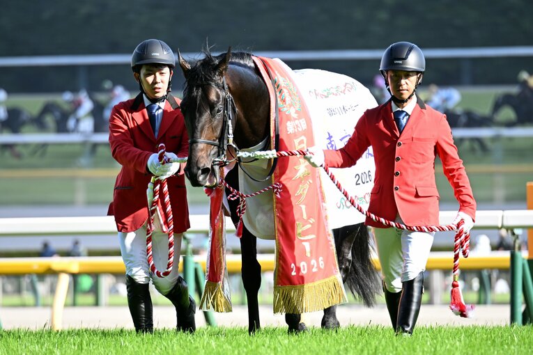 皐月賞とダービーの二冠を制したロブチェン　©Keiji Ishikawa