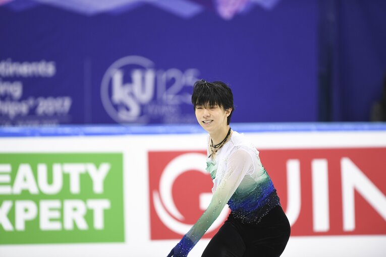 2017年2月、四大陸選手権のフリー　©Asami Enomoto