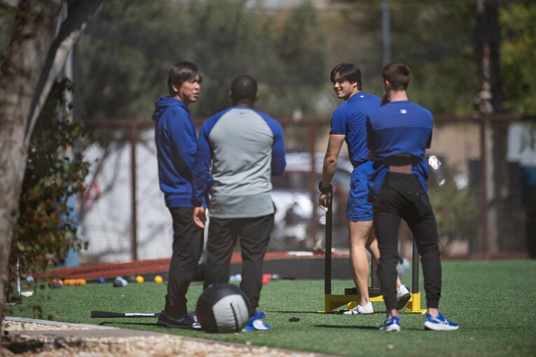 2024年春のドジャースキャンプで…　©Nanae Suzuki