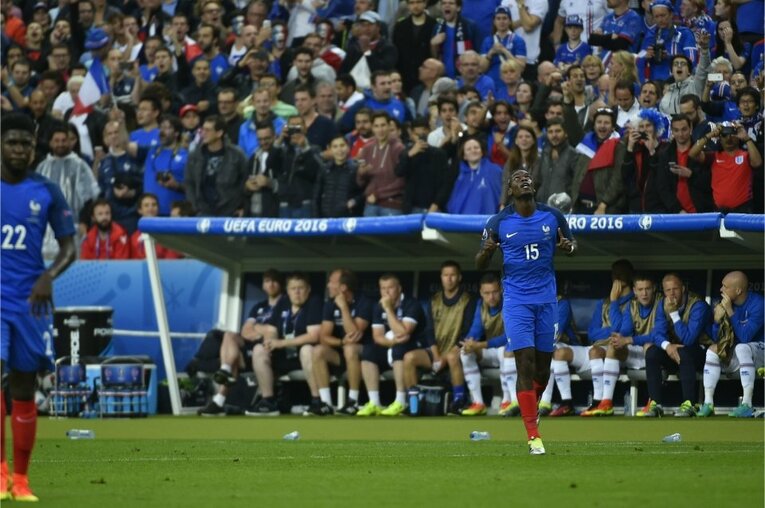 EURO2016でのポグバ　©Takuya Sugiyama