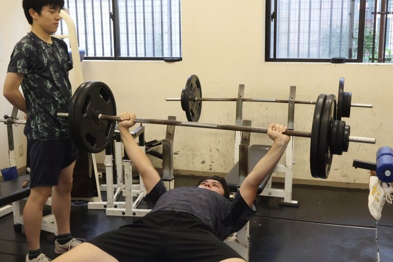 昨年から7キロ増量して現在は186cm、92kgの体躯を誇る吉満　©Fumi Sawai