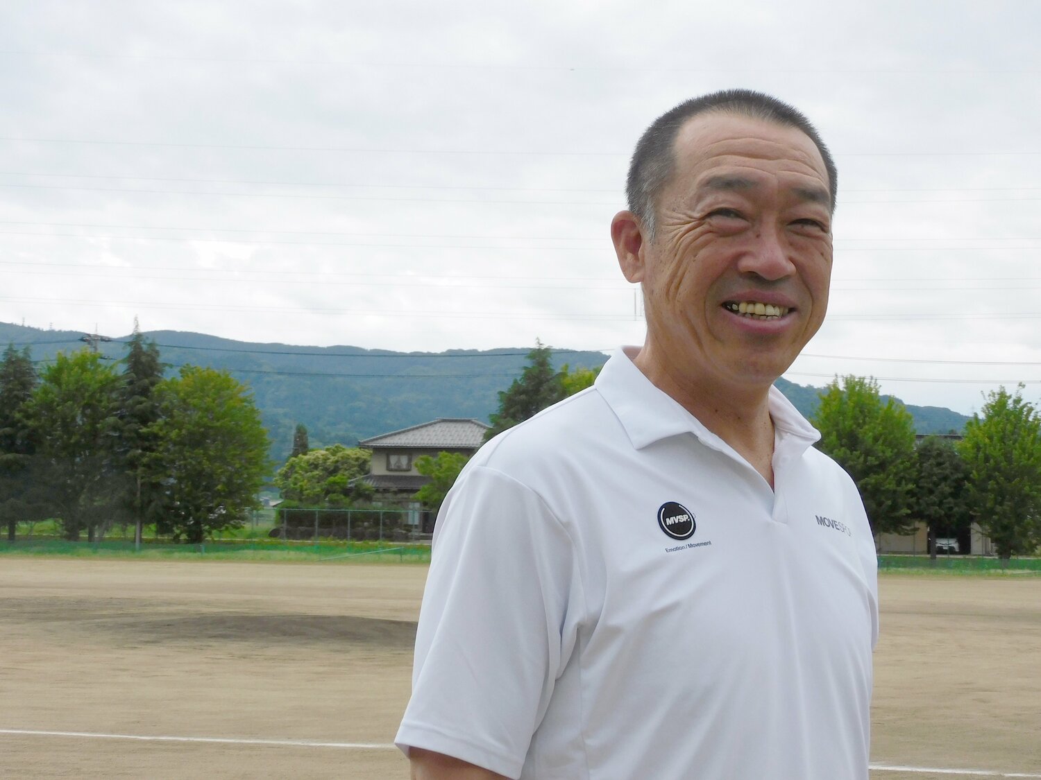 AOIKE高等学校の野球部で監督を務める現在の田畑　©Haruka Sato