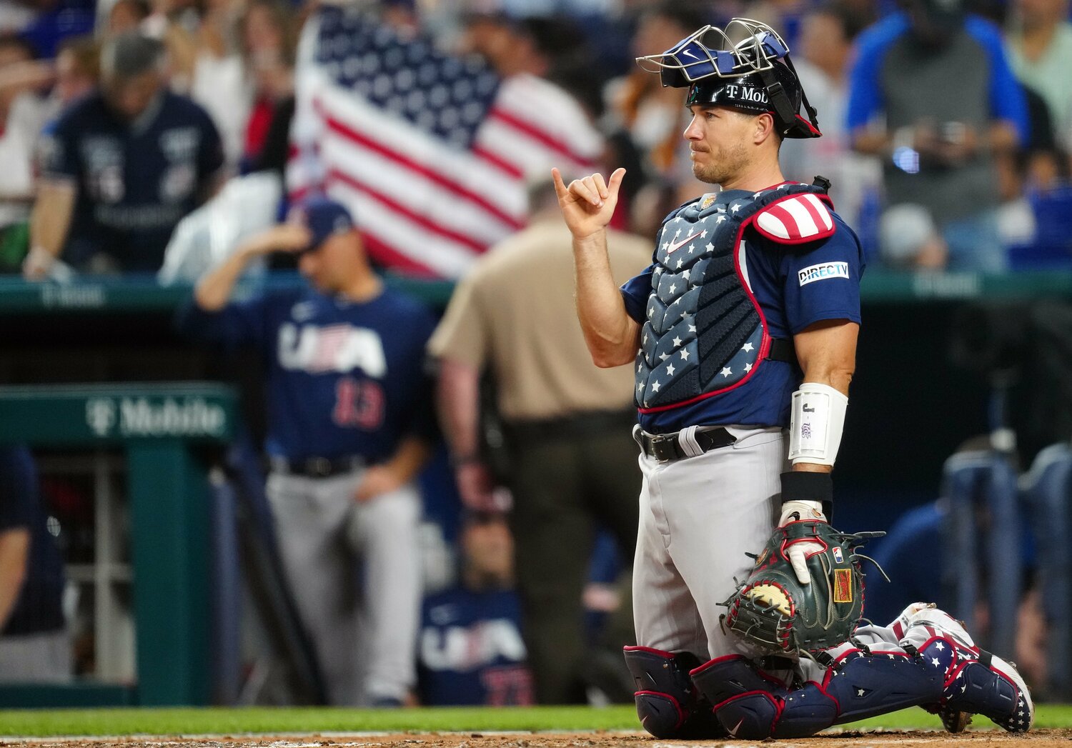 WBCアメリカ代表でプレーするリアルミュート　©Getty Images