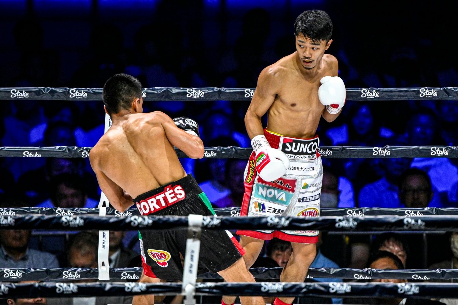 2023年9月18日のアルヒ・コルテス戦。3度のダウンを奪いながらもKOには至らなかった ©︎Takuya Sugiyama