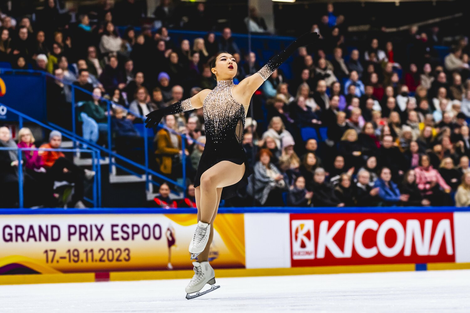 ゴージャスな衣装をまとった坂本のフリー　©Getty Images