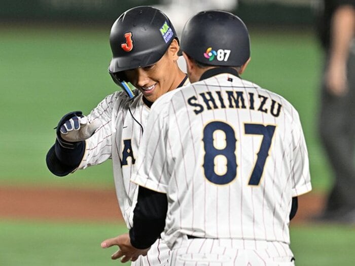 “5年123億円”のマッチョ打撃…「ドン、ドンッ、上空でさらにドンッ」侍アベレージヒッター吉田正尚が「室伏広治さんから学んだこと」とは<Number Web> photograph by Naoya Sanuki