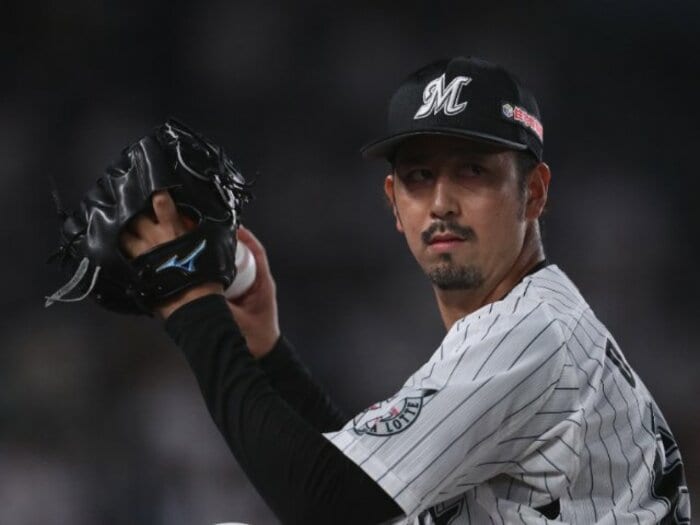 ロッテの元ドラ1位右腕・大嶺祐太のいま…イタリア旅行で「アパレルへの興味が増して…」立ち上げたブランドの“右肘デザイン”に込めた願い<Number Web> photograph by Chiba Lotte Marines