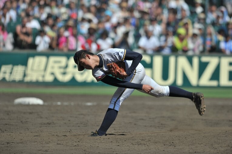 2014年ドラフトで西武ドラ1で入団した高橋光成　©BUNGEISHUNJU