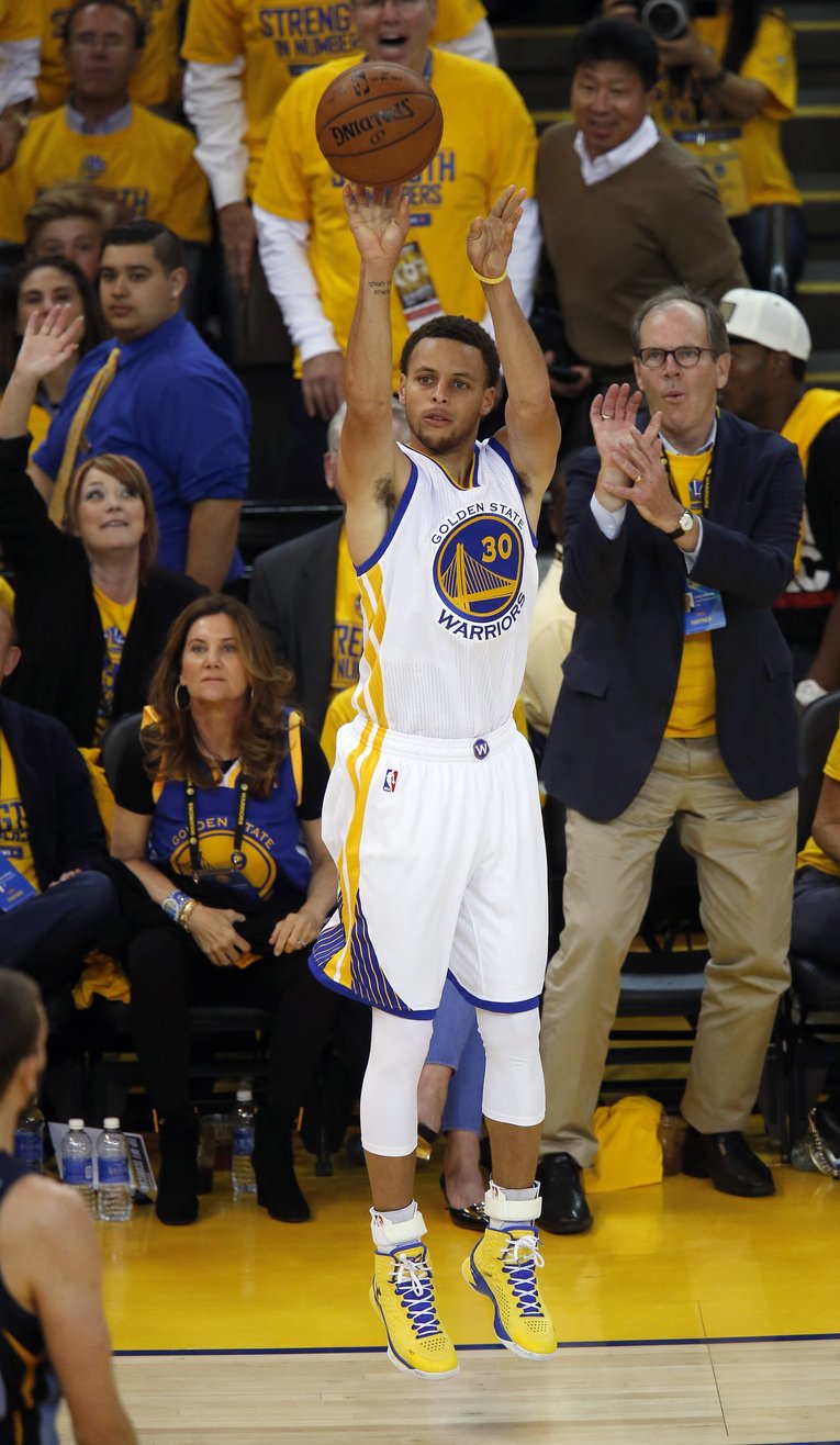 3P多投の近代NBAを象徴するステフィン・カリー（ゴールデンステート・ウォリアーズ）　©Getty Images