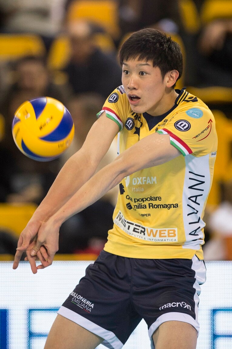 ブルーノが「まだキッズのようだった」と振り返った2014年モデナ在籍時の石川　©AFLO