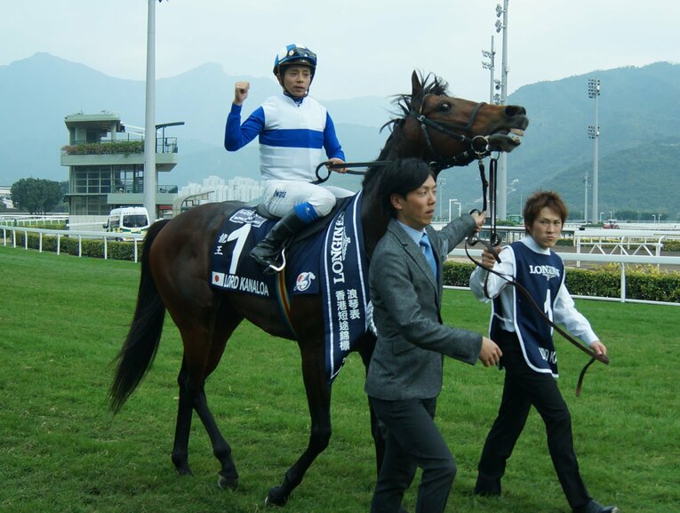 香港スプリント連覇のロードカナロア　©Satoshi Hiramatsu