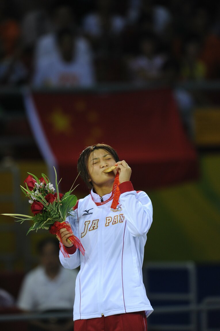 2008年北京五輪での伊調馨　©JMPA