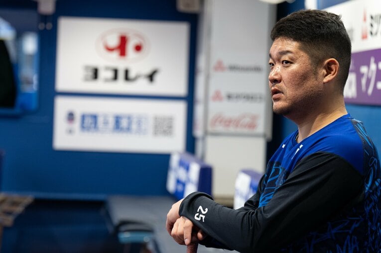 今季は三塁にコンバートされた主将の筒香　©Naoya Sanuki