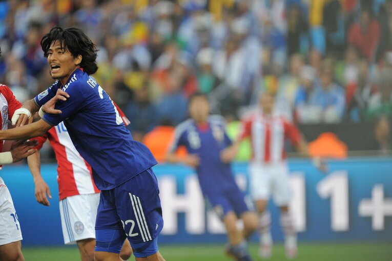 2010年W杯・中澤佑二　©︎JMPA