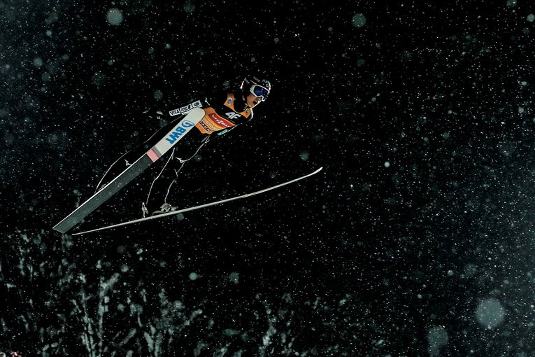 2019年、伝統のジャンプ週間最終戦で逆転勝ちした小林陵侑。美しい飛型から記録を叩き出すジャンプは海外のライバルやメディアからも称賛を受けている　©︎Getty Images