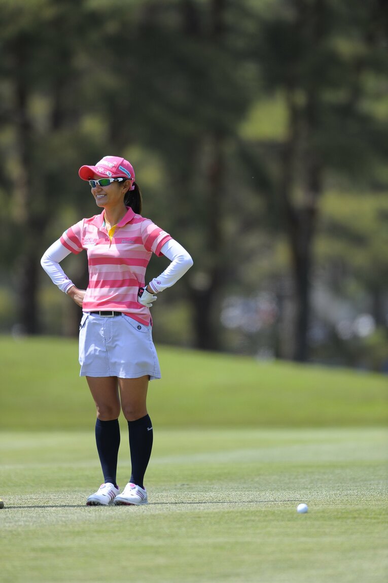 宮里藍（2014年ワールドレディスチャンピオンシップ・サロンパスカップ）　©Toshiya Kondo