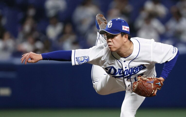 ソフトバンク打線を無失点に抑えた柳©Kyodo News