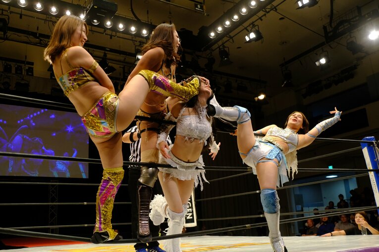 高校3年生の女子プロレスラー・心希（しんの）【スワイプするとそのほかの写真もご覧になれます】©Norihiro Hashimoto