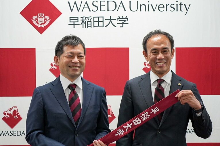 6月1日、早稲田大学駅伝チームの新体制がスタートした ／ photograph by Satoshi Wada