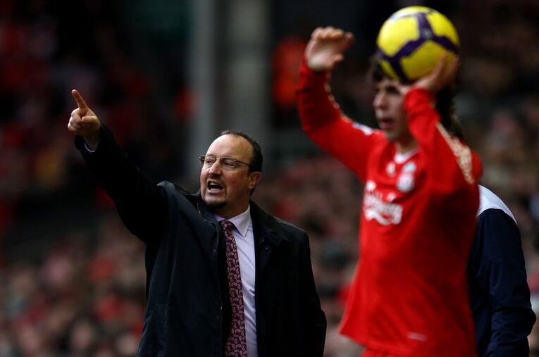 スローイン論について興味深い考察をしたベニテス監督(c)Getty Images