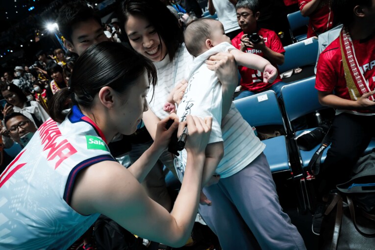 石川真佑／FIVBパリ五輪予選　©︎FIVB