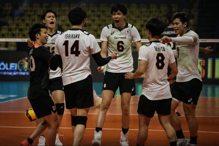 ネーションズリーグ・イラン戦　©︎FIVB