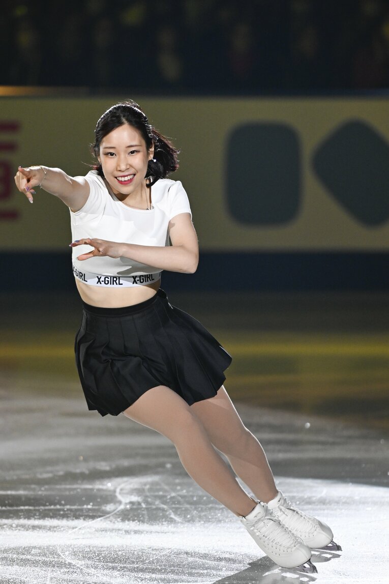 三原舞依のエキシビションでの演技　©Asami Enomoto