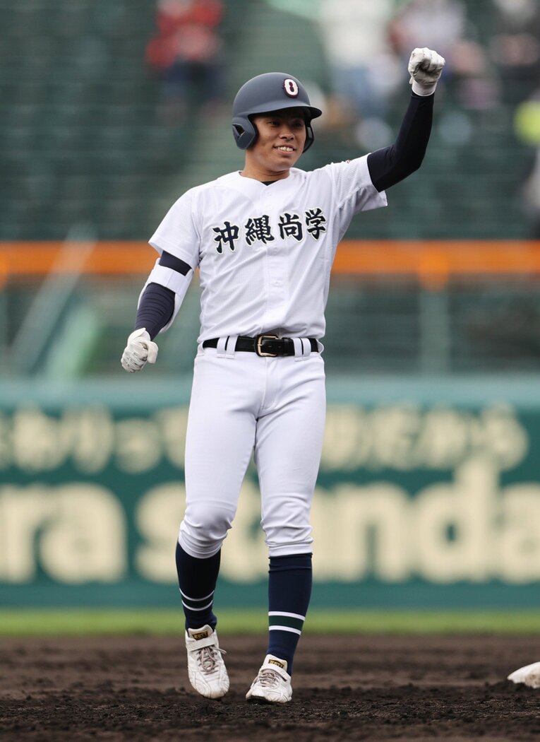 2回戦で活躍を見せた玉那覇　©JIJI PRESS