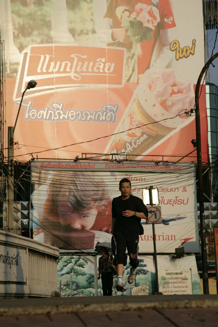 タイでのロードワーク