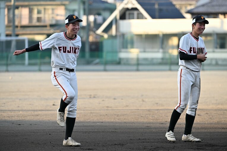 22年12月の富士高校の練習　©Naoya Sanuki
