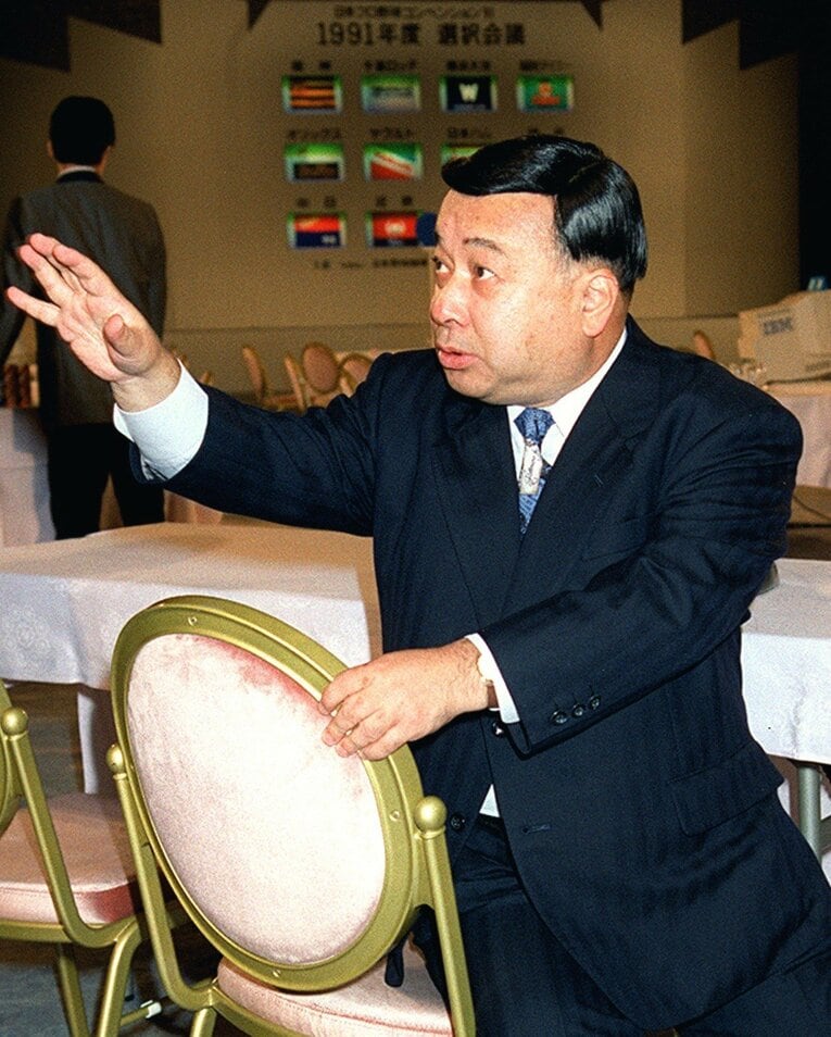 パンチョ伊東の愛称で知られた伊東一雄氏　©KYODO