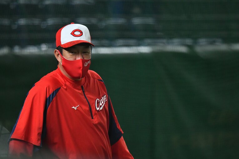 2年目のカープ佐々岡監督 ©Hideki Sugiyama